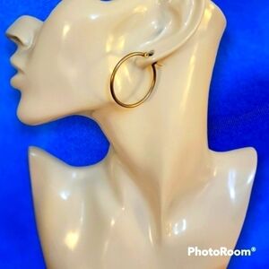 3/$20 Silvertone Metal Huggie Hoop Earrings